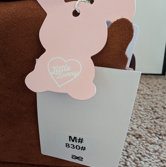 House of Little Bunny Brown Suede (PU) Treasure De Reve Bag 22 - Picture 2 of 7